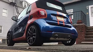 CAR IS SOLD! COMMENTS WON'T BE ANSWERED! 2017 Smart 453 Fortwo Forfour Brabus exhaust installation