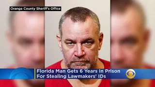 Florida Man Gets 6 Years In Prison For Stealing Lawmakers' IDs, Passing Bad Checks