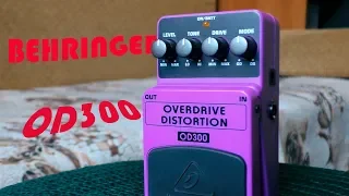 Гитарная педаль BEHRINGER OD300 (Overdrive/Distortion) | Детальный ОБЗОР