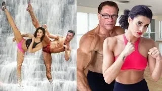 Jean Claude Van Damme Trained Daughter and Son in Martial Arts 2019