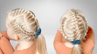 Прическа на длинные волосы | Прически для девочек