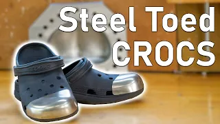 How to make Steel Capped Crocs - using water