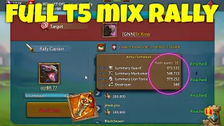 Lords Mobile - Would you take a full mix t5 rally? Everyone scared to take ocrBR hits