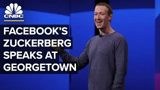 Facebook CEO Mark Zuckerberg speaks on free expression at Georgetown – 10/17/2019