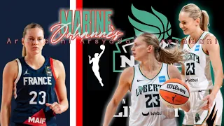 Marine Johannès With New York Liberties Will Choke the Washington Mystics in WNBA Playoffs