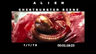 Alien (1979) - Chestburster Scene [Alternate Versions]