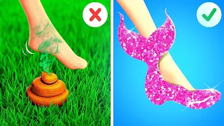 Mermaid Lost the Shoes! Best Crafts How to Be a Little Mermaid by La La Life Gold