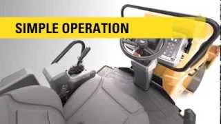 Simple Operation - Cat® B-Series Utility Compactors