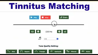 Free Online Tinnitus Matching for Replicating & Sharing Your Tinnitus