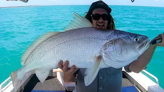 BIG MULLAWAY | SOLO SESSION | and blue bone, fishing in Roebuck bay, Broome.