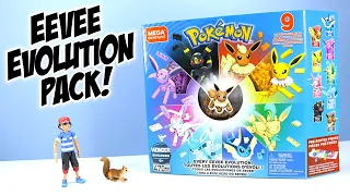 Pokemon MEGA Construx Every Eevee Evolution! Speed Build Toy Review