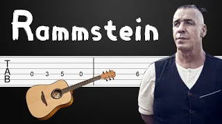 Los - Rammstein Guitar Tutorial, Guitar Tabs, Guitar Lesson