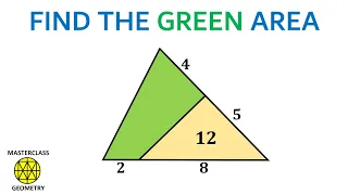 area triangle | overlapping triangles | formula area | geometry problems | Masterclass Geometry