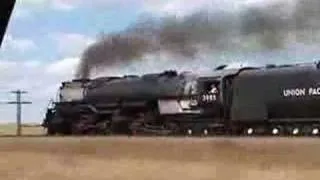 Steam Train Highball UP#3985@70mph