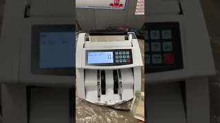 Albertson Currency Counting Machine Operating video