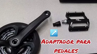 Adaptador para pedales de bicicleta