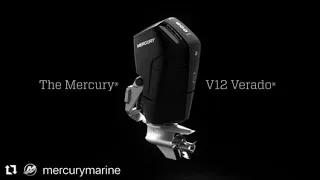 Самый мощный подвесной лодочный мотор Mercury V12 Verado 600