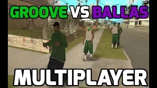 GTA San Andreas Online : Ballas vs Groove - Gang War - Groove Attack on Ballas