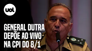 🔴CPI do 8/1: General Dutra, ex-comandante que permitiu acampamentos no QG em Brasília, depõe ao vivo