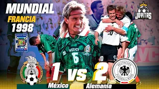 MÉXICO vs ALEMANIA HD - Francia 1998 | El día que FALLÓ el MATADOR HERNÁNDEZ 😫 Narración TELEVISA