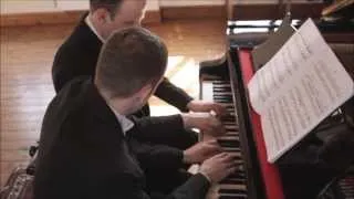 Robson Piano Duo. Adagio. Pas D'Action (Rose Adagio from Sleeping Beauty) Tchaikovsky/Rachmaninoff.