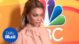 Supermodel, work! Tyra Banks still knows how to 'smize' at NBC - Daily Mail