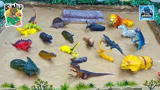 Muddy Dinosaur Adventure with Prehistoric Animals & Jungle Friends | Fun Learning for Kids