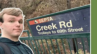 Least Used Station on SEPTA’s 102 Line! - Creek Rd🟢