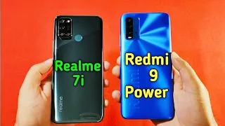 Redmi 9 Power vs Realme 7i Speed Test | Comparison || Antutu Bench Mark Scores