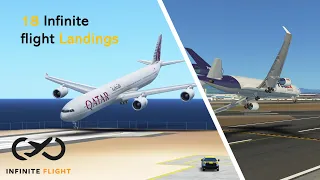 18 Types of Infinite flight Landings (funny😂)