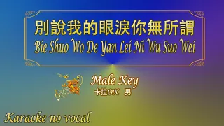 別說我的眼淚你無所謂 【卡拉OK (男)】《KTV KARAOKE》 - Bie Shuo Wo De Yan Lei Ni Wu Suo Wei  (Male)