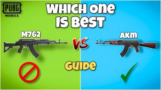 AKM VS M762 WHICH ONE IS BEST IN PUBG MOBILE🔥BEST TIPS AND TRICKS BATTLEGROUNDS MOBILE INDIA BGMI