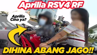 Ketemu Jamet (Bang Jago) bawa cewe Sexy!!! Aprilia RSV4 RF jatoh Pamor😪.