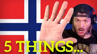 American Reacts to 5 Things You Will Love & Hate about Norway