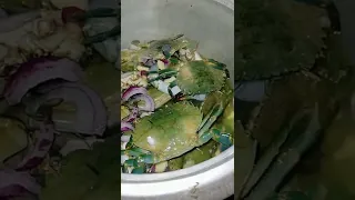 Live and fresh Crab cooking for Dinner| living Rural life
