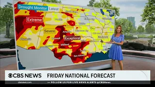 CBS News: National weather forecast for Friday July 15, 2022