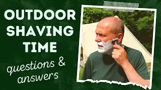 OUTDOOR SHAVING AT OAK CAMP | A SHAVE IN THE BRITISH WOODLAND