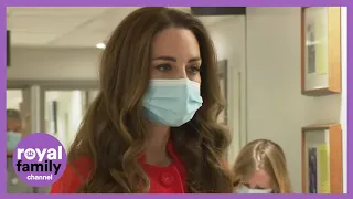 Duchess of Cambridge Views Art at Royal London Hospital