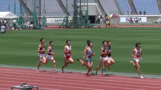 関東インカレ2016 05 22 男子1部 800m 準決勝1組