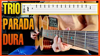Aprenda Solar👉 Trio Parada Dura - Homem de Pedra, Solo Top para Fazer no Violão (Hamilton Oliveira)