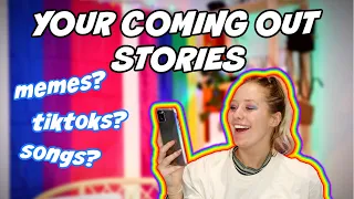 Reacting to YOUR Coming Out Stories!