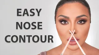 HOW TO CONTOUR YOUR NOSE FOR BEGINNERS | NINA UBHI