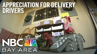 San Jose Family Shows Kindness During Holiday Season to Hard-Working Delivery Drivers