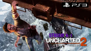 Uncharted 2: Among Thieves прохождение № 1 (PS 3) Играю с ЖЕЛЕЗА Sony Playstation 3. | STREAM