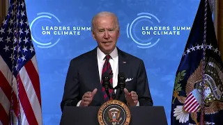President Biden & Vice President Harris Deliver Remarks at the Leaders Summit on Climate Session 1