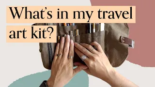 My Travel Art Kit | Sendak Mini Artist Roll