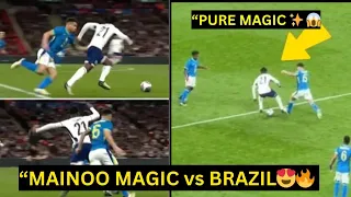 Kobbie Mainoo MAGIC SKILLS & performance in his England Debut shock England fans | Man United news