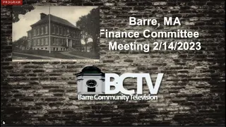 Finance Committee Meeting 2/14/23