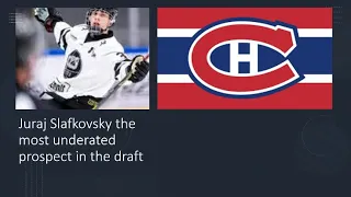 Jura slafkovsky the most underrated prospect in the draft