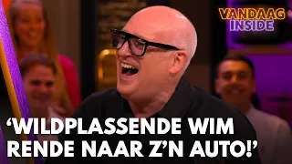 René vertelt over wildplassende Wim Kieft: 'Hij rende terug naar de auto!' | VANDAAG INSIDE